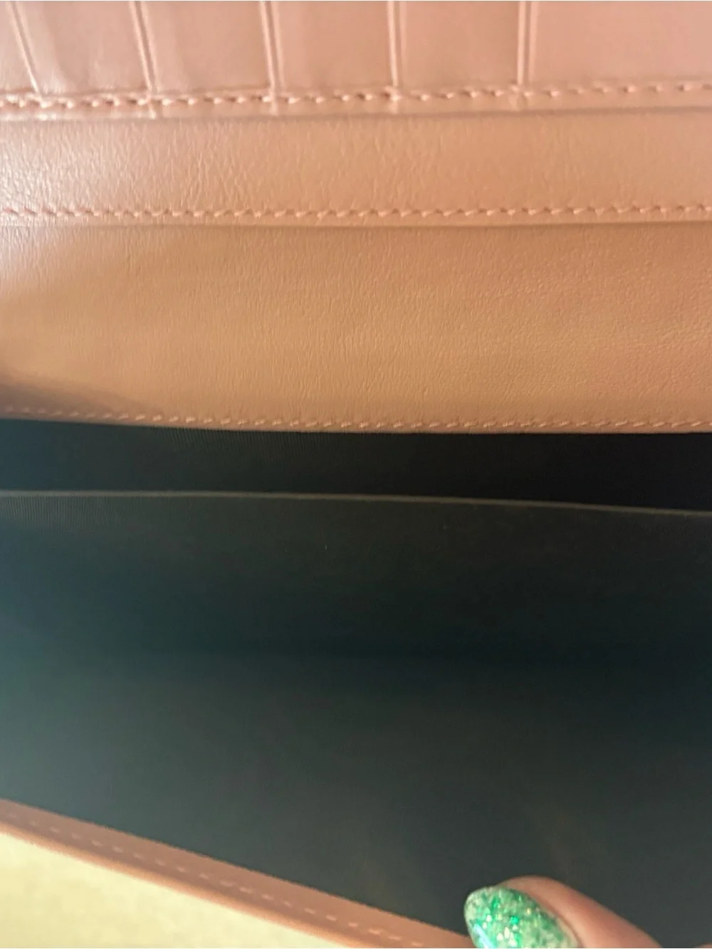 Gucci Blush Pink Embossed GG Leather Wallet - Picture 8 of 10